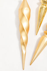 12" Gold Finial Boxed - Set of 4