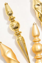 12" Gold Finial Boxed - Set of 4