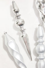 12" Silver Finial Boxed - Set of 4