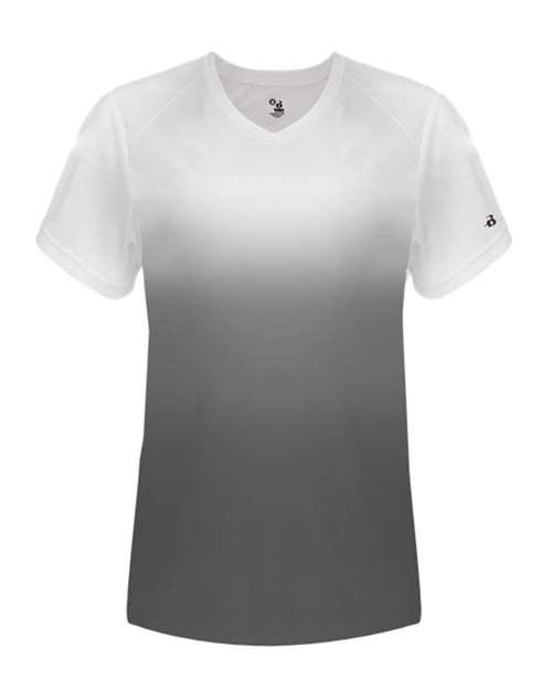 Women's V-Neck Ombre T-Shirt