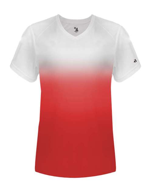 Women's V-Neck Ombre T-Shirt