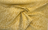 Mosley Gold Chenille Fabric - Gold Abstract Stripe-Like Pattern, 56" Width (1 Yard)