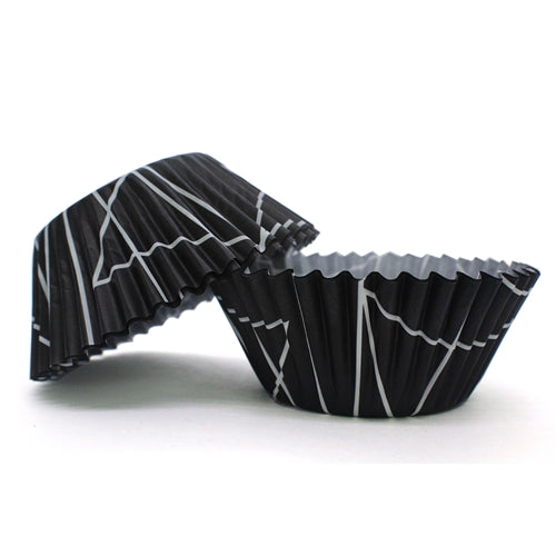 Triangle Black Baking Cups - 50 Count