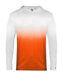 Camiseta juvenil Ombre de manga larga con capucha