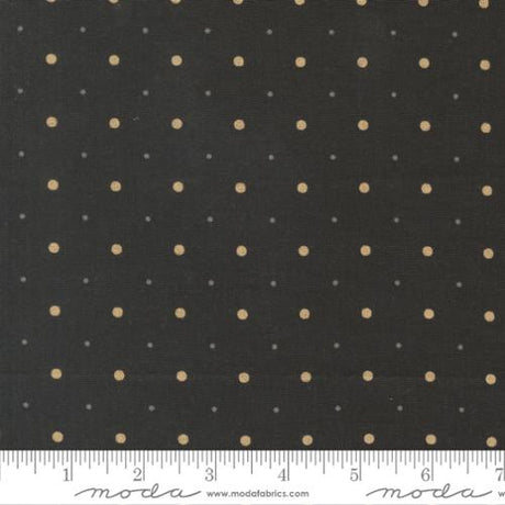 Cotton Fabric Posh Onyx Noir Doily Dots 44/45" Wide