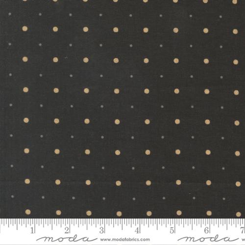Cotton Fabric Posh Onyx Noir Doily Dots 44/45" Wide