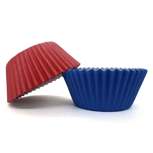 Red/Blue Baking Cups - 50 Count