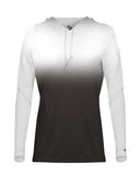 Camiseta con capucha y manga larga Ombre para mujer
