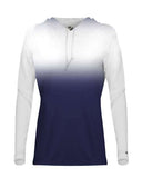 Camiseta con capucha y manga larga Ombre para mujer