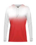 Camiseta con capucha y manga larga Ombre para mujer