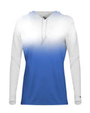 Camiseta con capucha y manga larga Ombre para mujer