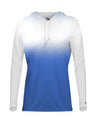 Women's Ombre Long Sleeve Hooded T-Shirt