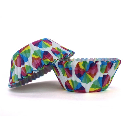 Party Rainbow Baking Cups - 50 Count