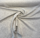 Sunbrella Terry Cloth II Acrylic Fabric - Stone Gray, Looped Terry Surface, 54" Width (By The Yard)