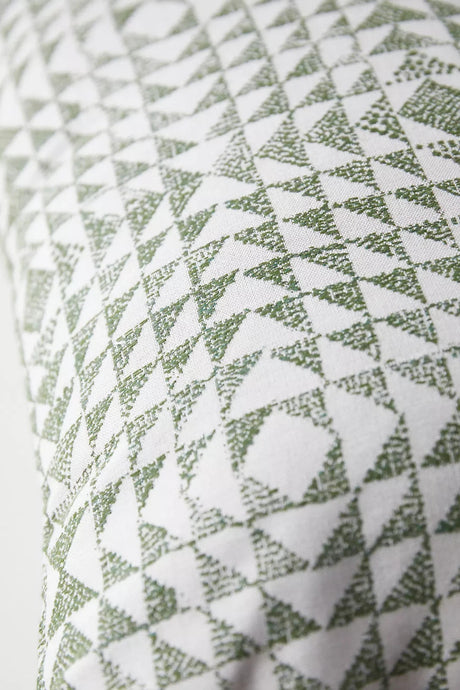 Sunbrella Runa Pine Sunbrella Acrylic Fabric - Pine Green, Geometric Diamond Tessellation, 54" Width (1 Yard)