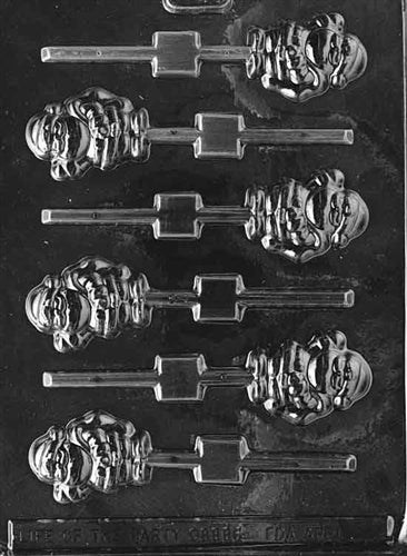 Small Santa Lolly Chocolate Mold