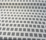 Sunbrella Novara Graphite Solution-Dyed Acrylic Fabric - Graphite Geometric Stripe, 56" Width (1 Yard)