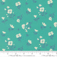 Cotton Print Fabric Cannon Beach Turquoise Astoria Florals 44/45"