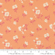 Cotton Print Fabric Cannon Beach Peach Astoria Florals 44/45"