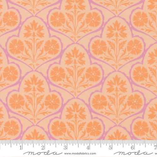 Cotton Print Fabric Cannon Beach Blush Copalis Damask 44/45"