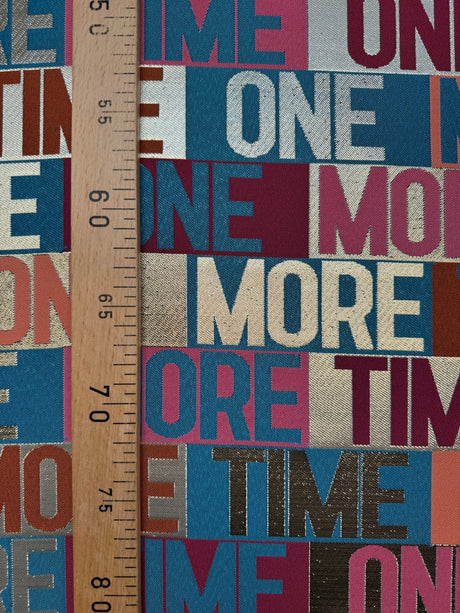 Polyester Jacquard Multicolour Graphic Fabric