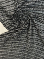 Lurex Tweed Silver Gray Blue