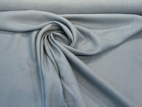 Libeco Belgian Linen Fabric - Slate Blue, Sanfor Airo, Approx. 54-56 Inches Width (By The Yard)