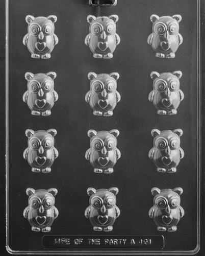 Owl Topper Chocolate Mold - LPA161