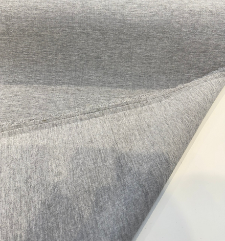 Sunbrella Platform Tinsel Gray Chenille Fabric - Tinsel Gray, Solid, 54" Width (1 Yard)