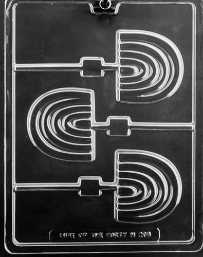 Rainbow Lolly Boho Chocolate Mold