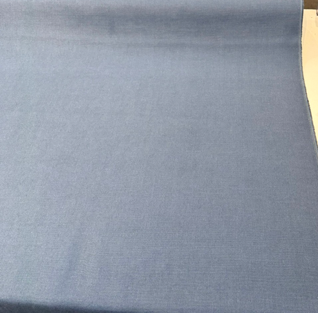 Libeco Belgian Tailored Linen Sanfor Airo Linen Fabric - Aegean Blue, 54" Width (1 Yard)