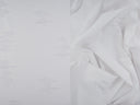Double Knit Jacquard Fabric White