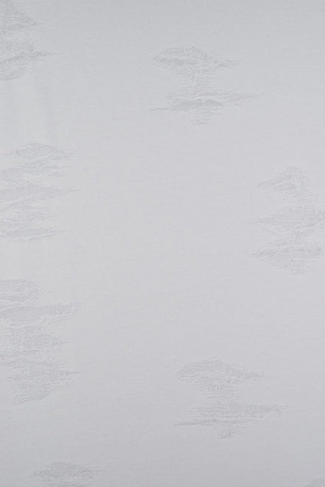 1 Yard Distressed Solid Jacquard Knit Fabric Double Knit Stretch 63/65 Inches Wide