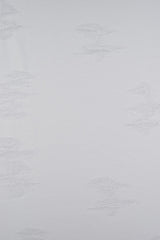 Double Knit Jacquard Fabric White