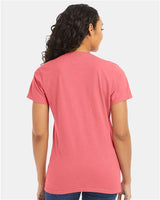 Garment-Dyed Women's V-Neck T-Shirt