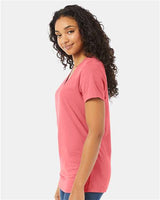 Garment-Dyed Women's V-Neck T-Shirt