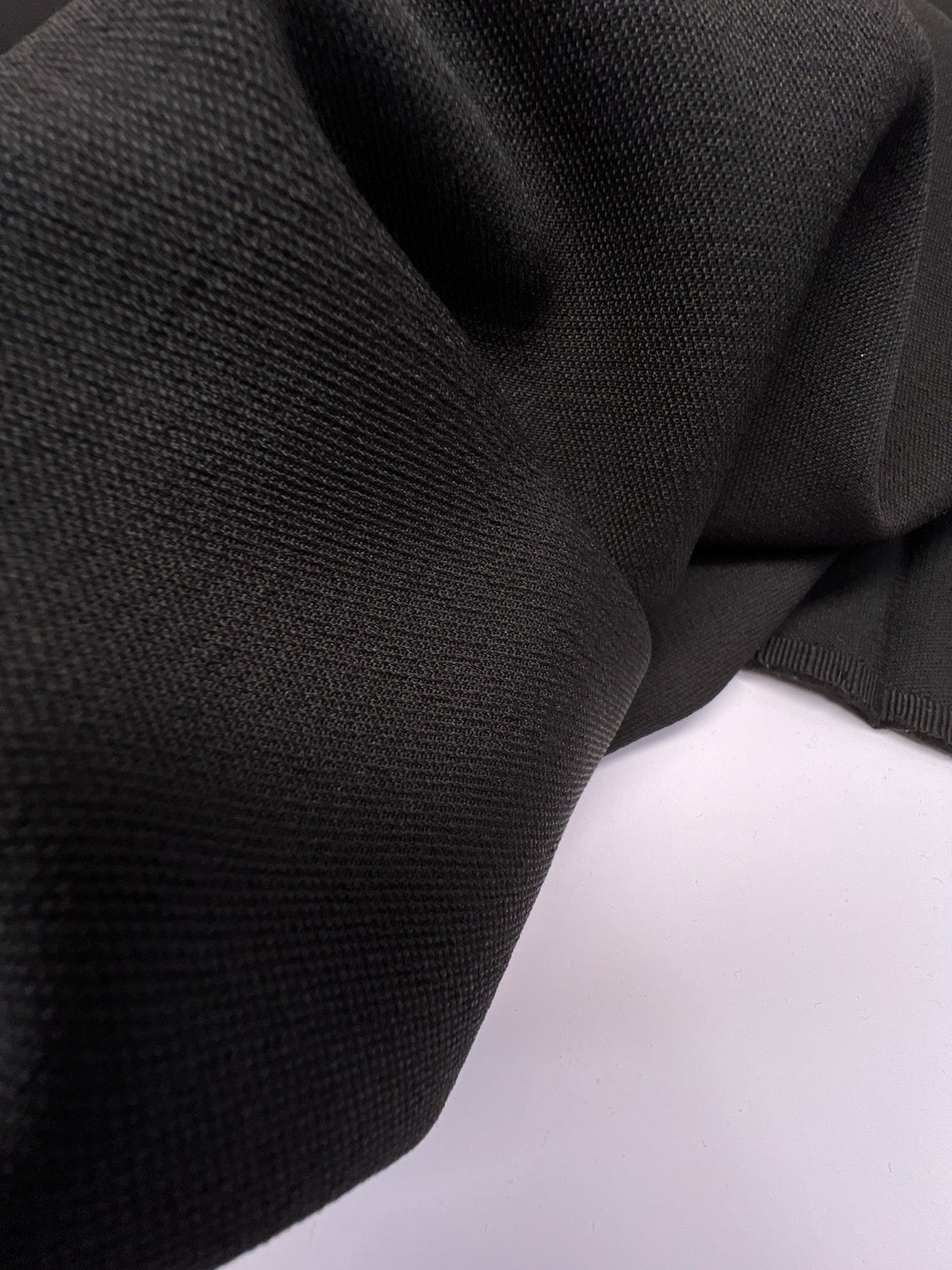 Wool Polyamide Woven Black