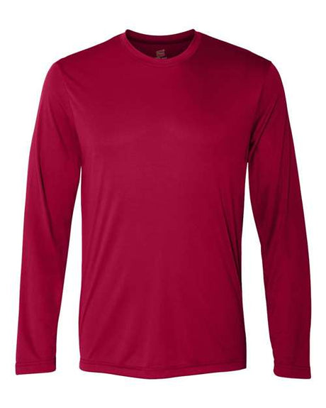 Hanes® Cool DRI Long Sleeve Crewneck Performance T-Shirt