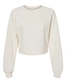 BELLA + CANVAS® Women's Crop Raglan Fleece Crewneck Sweatshirt - 7505