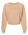 BELLA + CANVAS® Women's Crop Raglan Fleece Crewneck Sweatshirt - 7505