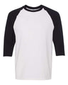 Gildan® Heavy Cotton Raglan Crewneck Three Quarter Sleeve T-Shirt