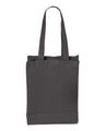 Q-Tees 12L Gusseted Heavy Cotton Canvas Shopping Bag