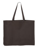Q-Tees 25L Jumbo Heavy Cotton Canvas Tote