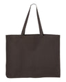 Q-Tees 25L Jumbo Heavy Cotton Canvas Tote