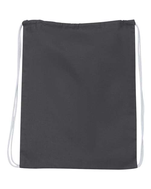 Q-Tees Economical Sport Pack Drawcord Cinch Rope Bag