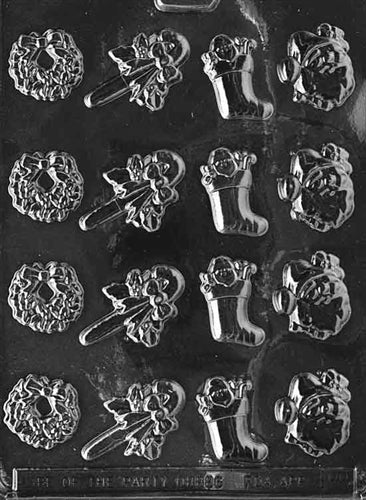 Bite Size Christmas Chocolate Mold - LPC088