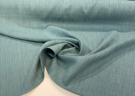 Lino Lagoon Teal Belgian Linen Fabric - Lagoon Teal, 59" Width (By The Yard)