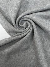 Cotton French Terry Melange Gray