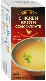 Chicken Broth Concentrate – Low Fat, Low Sodium, 4g Carbs, 0g Protein – 8oz