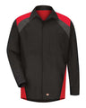 Red Kap Men's Long Sleeve Tri-Color Shop Shirt